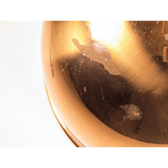 Vintage 8" copper mixing bowl, round bottom copper bowl vintage home decor, - Picture 10 of 10